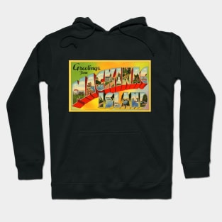 Greetings from Mackinac Island - Vintage Large Letter Postcard Hoodie